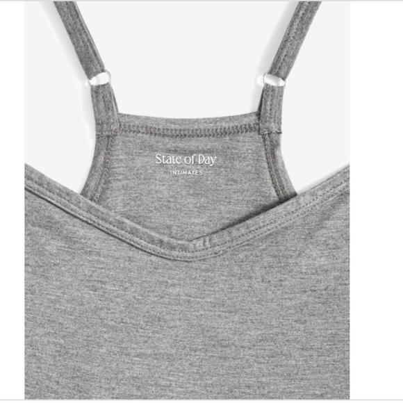 State of Day Women's Sleeveless Knit Jumpsuit, Pewter Heather  NWT - Picture 3 of 3